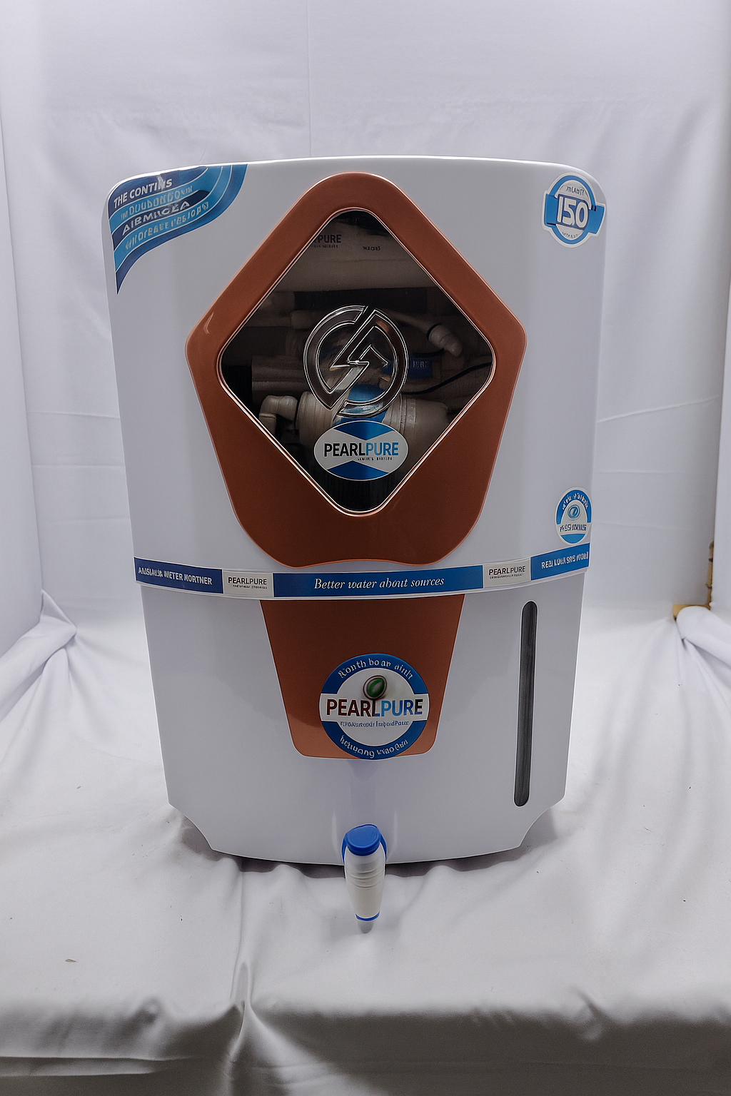 pearlpure ro water purifier – advanced ro + uv + uf technology, wall mount pearlpure ro water purifier – advanced ro + uv + uf technology, wall mount