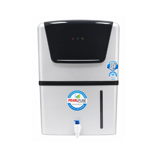 PearlPure Silver RO Water Purifier – Advanced RO + UV + UF Technology, 12 Litre Storage